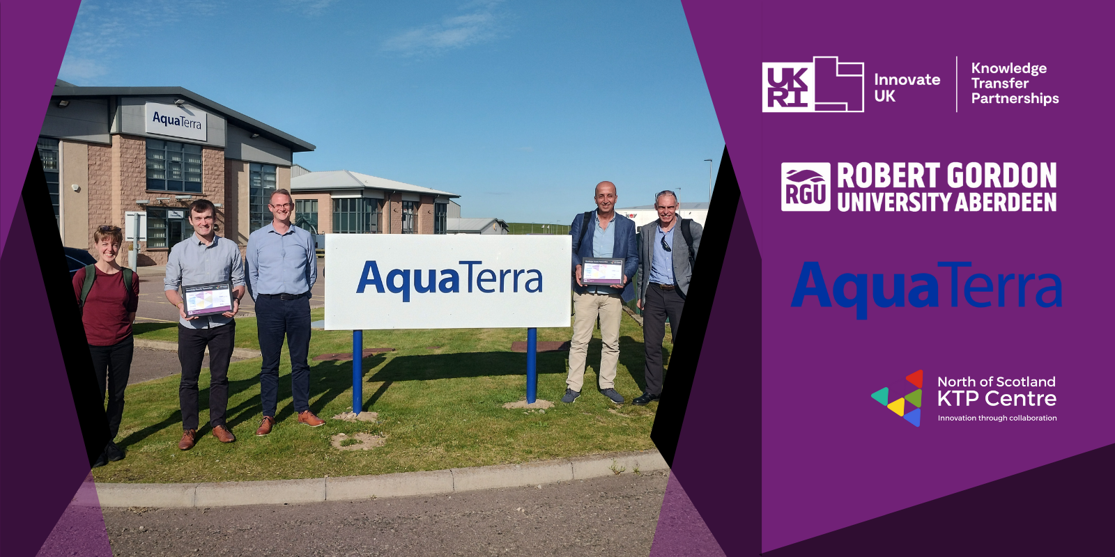 Robert Gordon University and Aquaterra KTP project team